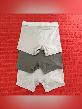 SKIMS Men’s Stretch Boxer Briefs [ 3 ]| Gray | XS | NWOT